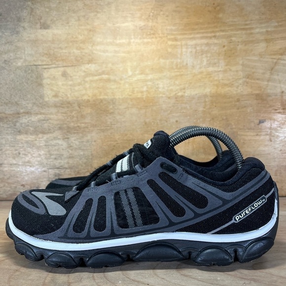 Brooks PureFlow 2 REFLECTIVE Mens Size 8 (D) Running Shoes Sneakers Black - Picture 3 of 9
